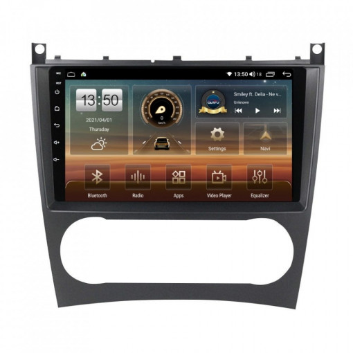 Navigatie dedicata cu Android Mercedes G-Class W463 2009 - 2012, 8GB RAM, Radio GPS Dual Zone, Display HD IPS 9" Touchscreen, Internet Wi-Fi si slot SIM 4G, Bluetooth, MirrorLink, USB, Waze