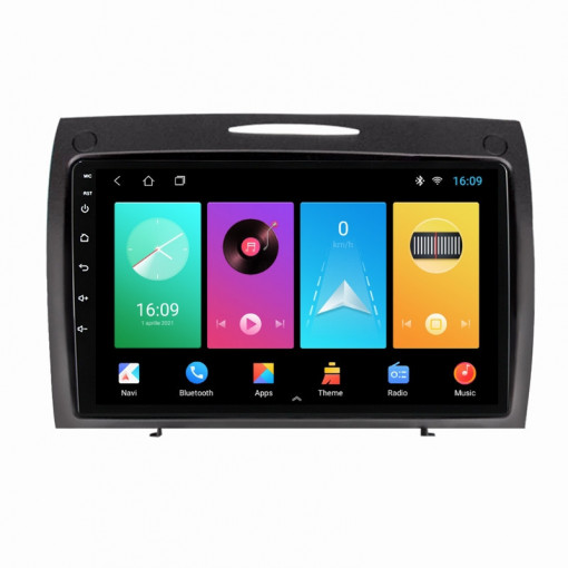 Navigatie dedicata cu Android Mercedes SLK R171 2004 - 2011, 1GB RAM, Radio GPS Dual Zone, Display HD IPS 9" Touchscreen, Internet Wi-Fi, Bluetooth, MirrorLink, USB, Waze