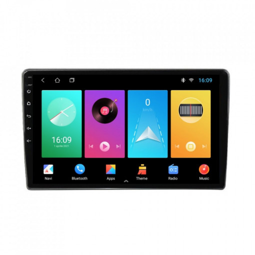 Navigatie dedicata cu Android Opel Corsa C 2000 - 2006, 1GB RAM, Radio GPS Dual Zone, Display HD IPS 9" Touchscreen, Internet Wi-Fi, Bluetooth, MirrorLink, USB, Waze