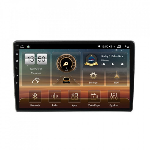 Navigatie dedicata cu Android Opel Corsa C 2000 - 2006, 4GB RAM, Radio GPS Dual Zone, Display HD IPS 9" Touchscreen, Internet Wi-Fi si slot SIM 4G, Bluetooth, MirrorLink, USB, Waze
