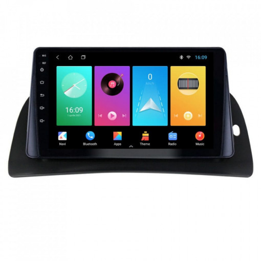 Navigatie dedicata cu Android Renault Kangoo II 2014 - 2021, 1GB RAM, Radio GPS Dual Zone, Display HD IPS 9" Touchscreen, Internet Wi-Fi, Bluetooth, MirrorLink, USB, Waze