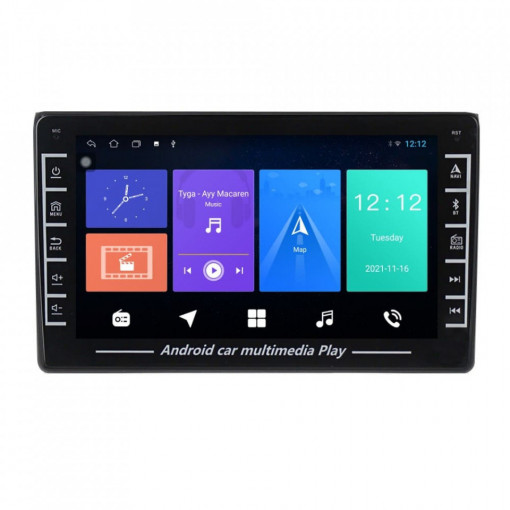 Navigatie dedicata cu Android Seat Exeo 2009 - 2013, 1GB RAM, Radio GPS Dual Zone, Display HD IPS 8" Touchscreen, Internet Wi-Fi, Bluetooth, MirrorLink, USB, Waze