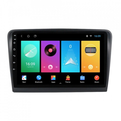 Navigatie dedicata cu Android Skoda Superb II 2008 - 2015, 2GB RAM, Radio GPS Dual Zone, Display HD 10" Touchscreen, Internet Wi-Fi, Bluetooth, MirrorLink, USB, Waze