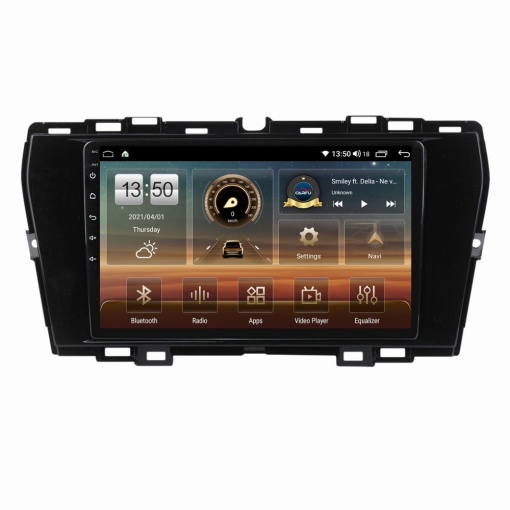 Navigatie dedicata cu Android Ssangyong Korando dupa 2019, 6GB RAM, Radio GPS Dual Zone, Display HD QLED 9" Touchscreen, Internet Wi-Fi si slot SIM 4G, Bluetooth, MirrorLink, USB