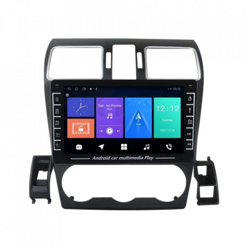 Navigatie dedicata cu Android Subaru Forester 2013 - 2018, 1GB RAM, Radio GPS Dual Zone, Display HD IPS 8" Touchscreen, Internet Wi-Fi, Bluetooth, MirrorLink, USB, Waze