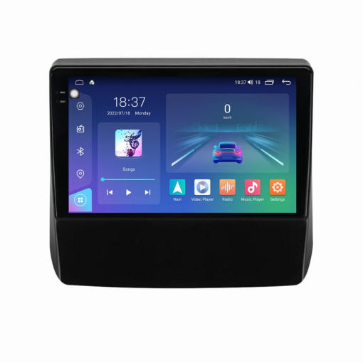 Navigatie dedicata cu Android Subaru Impreza / XV 2017 - 2020, 8GB RAM, Radio GPS Dual Zone, Display 2K QLED 9.5" Touchscreen, Internet Wi-Fi si slot SIM 4G, Bluetooth, MirrorLink, USB, Waze