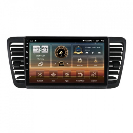 Navigatie dedicata cu Android Subaru Outback / Legacy 2003 - 2009, 6GB RAM, Radio GPS Dual Zone, Display HD IPS 9" Touchscreen, Internet Wi-Fi si slot SIM 4G, Bluetooth, MirrorLink, USB, Waze