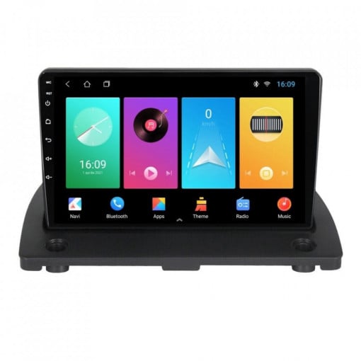 Navigatie dedicata cu Android Volvo XC90 I 2002 - 2015, 2GB RAM, Radio GPS Dual Zone, Display HD IPS 9" Touchscreen, Internet Wi-Fi, Bluetooth, MirrorLink, USB, Waze