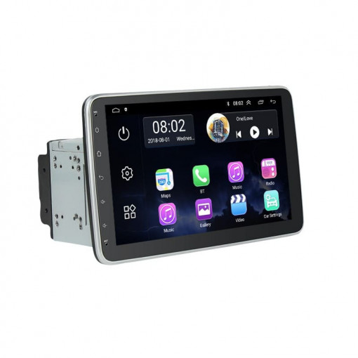 Navigatie dedicata cu Android VW Bora 1998 - 2005, 2GB RAM, Radio GPS Dual Zone, Display HD 10" Touchscreen reglabil 360 grade, Internet Wi-Fi, Bluetooth, MirrorLink, USB, Waze