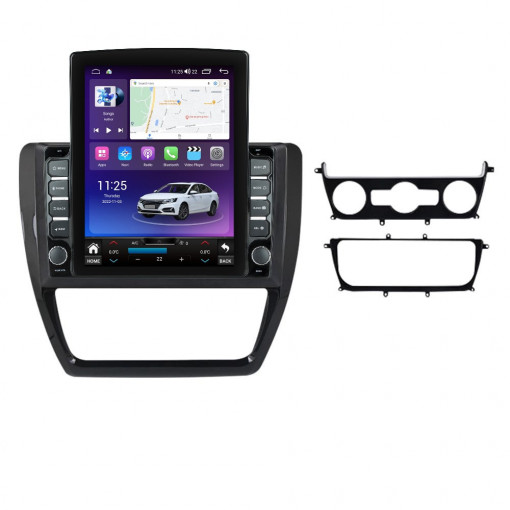 Navigatie dedicata cu Android VW Jetta IV 2011 - 2018, 8GB RAM, Radio GPS Dual Zone, Touchscreen IPS 9.7" HD tip Tesla, Internet Wi-Fi si slot SIM 4G, Bluetooth, MirrorLink, USB, Waze