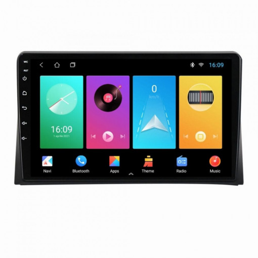 Navigatie dedicata cu Android VW Multivan V (2003-2015), 1GB RAM, Radio GPS Dual Zone, Display HD IPS 9" Touchscreen, Internet Wi-Fi, Bluetooth, MirrorLink, USB, Waze