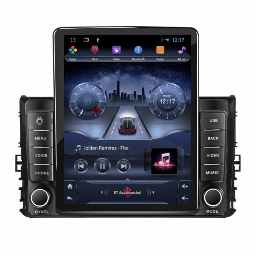 Navigatie dedicata cu Android VW Transporter / Caravelle dupa 2020, 2GB RAM, Radio GPS Dual Zone, Touchscreen IPS 9.7" HD tip Tesla, Internet Wi-Fi, Bluetooth, MirrorLink, USB