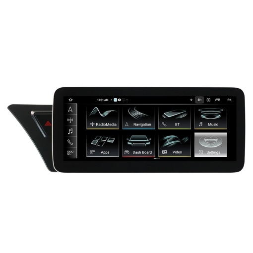 Navigatie dedicata cu Android Audi A4 (B8) / A5 (8T) 2007 - 2017 fara navigatie originala, 6GB RAM, Radio GPS Dual Zone, Display QLED 12.3" Touchscreen, Internet Wi-Fi si slot SIM 4G, Bluetooth, MirrorLink, USB
