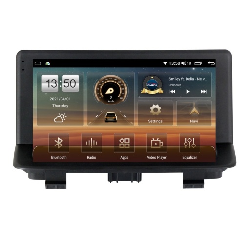 Navigatie dedicata cu Android Audi Q3 (8U) 2011 - 2020, 4GB RAM, Radio GPS Dual Zone, Display HD QLED 9" Touchscreen, Internet Wi-Fi si slot SIM 4G, Bluetooth, MirrorLink, USB