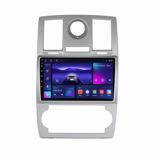 Navigatie dedicata cu Android Chrysler 300C 2004 - 2010, 3GB RAM, Radio GPS Dual Zone, Display HD QLED 9" Touchscreen, Internet Wi-Fi si slot SIM 4G, Bluetooth, MirrorLink, USB