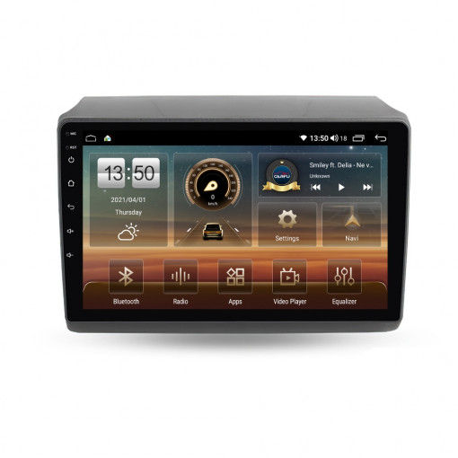 Navigatie dedicata cu Android Citroen Jumper 2006 - 2020 cu navigatie originala, 4GB RAM, Radio GPS Dual Zone, Display HD IPS 9" Touchscreen, Internet Wi-Fi si slot SIM 4G, Bluetooth, MirrorLink, USB, Waze