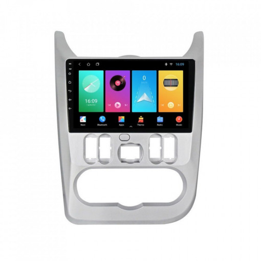 Navigatie dedicata cu Android Dacia Duster I 2010 - 2013, 1GB RAM, Radio GPS Dual Zone, Display HD 9" Touchscreen, Internet Wi-Fi, Bluetooth, MirrorLink, USB, Waze