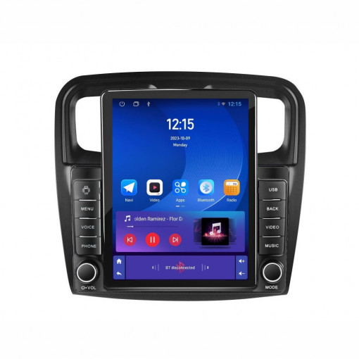 Navigatie dedicata cu Android Dacia Logan II 2012 - 2020, 1GB RAM, Radio GPS Dual Zone, Touchscreen IPS 9.7" HD tip Tesla, Internet Wi-Fi, Bluetooth, MirrorLink, USB