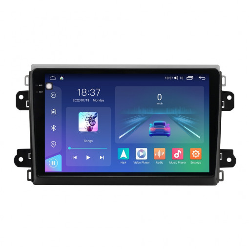 Navigatie dedicata cu Android Fiat Ducato dupa 2022, 4GB RAM, Radio GPS Dual Zone, Display 2K QLED 9.5" Touchscreen, Internet Wi-Fi si slot SIM 4G, Bluetooth, MirrorLink, USB