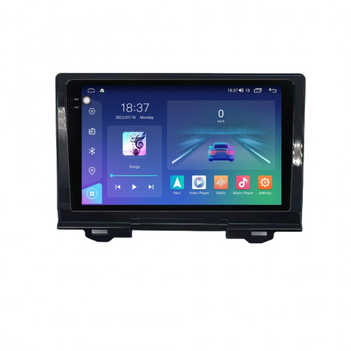 Navigatie dedicata cu Android Honda HR-V dupa 2021, 4GB RAM, Radio GPS Dual Zone, Display 2K QLED 9.5" Touchscreen, Internet Wi-Fi si slot SIM 4G, Bluetooth, MirrorLink, USB