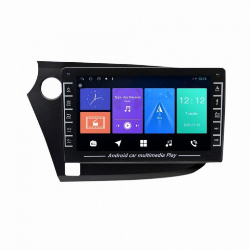 Navigatie dedicata cu Android Honda Insight 2009 - 2014 , 1GB RAM, Radio GPS Dual Zone, Display HD IPS 8" Touchscreen, Internet Wi-Fi, Bluetooth, MirrorLink, USB, Waze