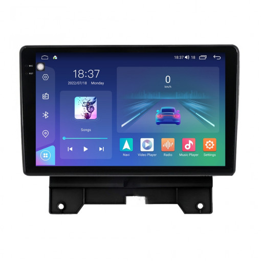 Navigatie dedicata cu Android Land Rover Range Rover Sport I 2009 - 2013, 4GB RAM, Radio GPS Dual Zone, Display 2K QLED 9.5" Touchscreen, Internet Wi-Fi si slot SIM 4G, Bluetooth, MirrorLink, USB, Waze