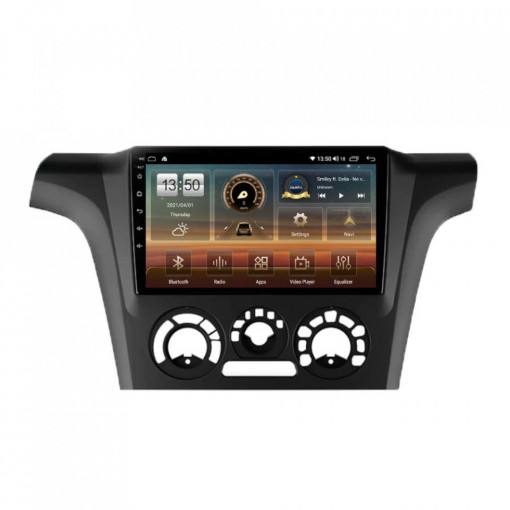 Navigatie dedicata cu Android Mitsubishi Outlander I 2001 - 2006, 8GB RAM, Radio GPS Dual Zone, Display HD IPS 10" Touchscreen, Internet Wi-Fi si slot SIM 4G, Bluetooth, MirrorLink, USB, Waze