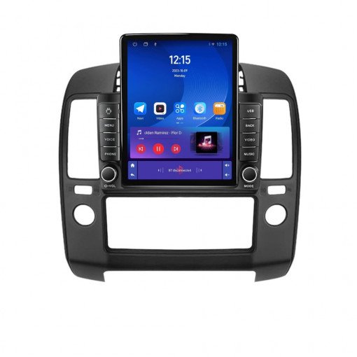 Navigatie dedicata cu Android Nissan Navara D40 2004 - 2014 fara navigatie originala, 1GB RAM, Radio GPS Dual Zone, Touchscreen IPS 9.7" HD tip Tesla, Internet Wi-Fi, Bluetooth, MirrorLink, USB