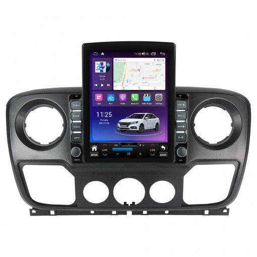 Navigatie dedicata cu Android Nissan NV400 2010 - 2021, 8GB RAM, Radio GPS Dual Zone, Touchscreen IPS 9.7" HD tip Tesla, Internet Wi-Fi si slot SIM 4G, Bluetooth, MirrorLink, USB, Waze
