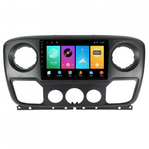Navigatie dedicata cu Android Opel Movano B 2010 - 2021, 1GB RAM, Radio GPS Dual Zone, Display HD 10" Touchscreen, Internet Wi-Fi, Bluetooth, MirrorLink, USB, Waze