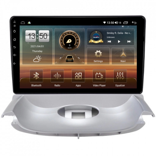 Navigatie dedicata cu Android Peugeot 206 1998 - 2009, 4GB RAM, Radio GPS Dual Zone, Display HD IPS 9'' Touchscreen, Internet Wi-Fi si slot SIM 4G, Bluetooth, MirrorLink, USB, Waze