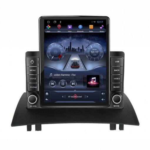 Navigatie dedicata cu Android Renault Megane II 2001 - 2009, 2GB RAM, Radio GPS Dual Zone, Touchscreen IPS 9.7" HD tip Tesla, Internet Wi-Fi, Bluetooth, MirrorLink, USB