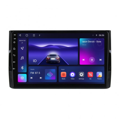 Navigatie dedicata cu Android Skoda Kodiaq dupa 2016, 3GB RAM, Radio GPS Dual Zone, Display HD QLED 10" Touchscreen, Internet Wi-Fi si slot SIM 4G, Bluetooth, MirrorLink, USB