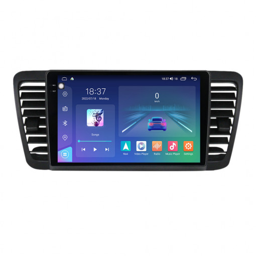 Navigatie dedicata cu Android Subaru Outback / Legacy 2003 - 2009, 8GB RAM, Radio GPS Dual Zone, Display 2K QLED 9.5" Touchscreen, Internet Wi-Fi si slot SIM 4G, Bluetooth, MirrorLink, USB, Waze