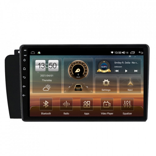 Navigatie dedicata cu Android Volvo S60 I 2004 - 2010, 6GB RAM, Radio GPS Dual Zone, Display HD IPS 9" Touchscreen, Internet Wi-Fi si slot SIM 4G, Bluetooth, MirrorLink, USB, Waze