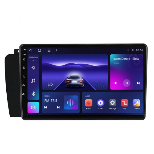 Navigatie dedicata cu Android Volvo V70 II / XC70 I 2004 - 2008, 3GB RAM, Radio GPS Dual Zone, Display HD QLED 9" Touchscreen, Internet Wi-Fi si slot SIM 4G, Bluetooth, MirrorLink, USB