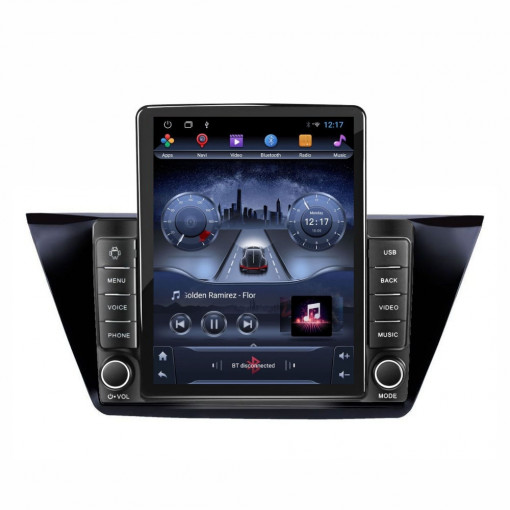 Navigatie dedicata cu Android VW Touran III dupa 2015, 2GB RAM, Radio GPS Dual Zone, Touchscreen IPS 9.7" HD tip Tesla, Internet Wi-Fi, Bluetooth, MirrorLink, USB