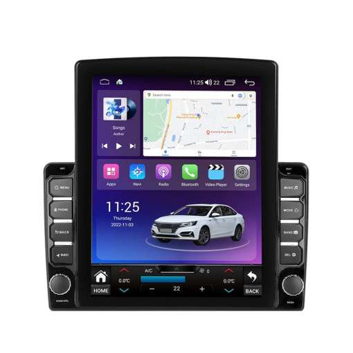 Navigatie dedicata cu Android Chrysler Voyager 1995 - 2008, 4GB RAM, Radio GPS Dual Zone, Touchscreen IPS 9.7" HD tip Tesla, Internet Wi-Fi si slot SIM 4G, Bluetooth, MirrorLink, USB, Waze