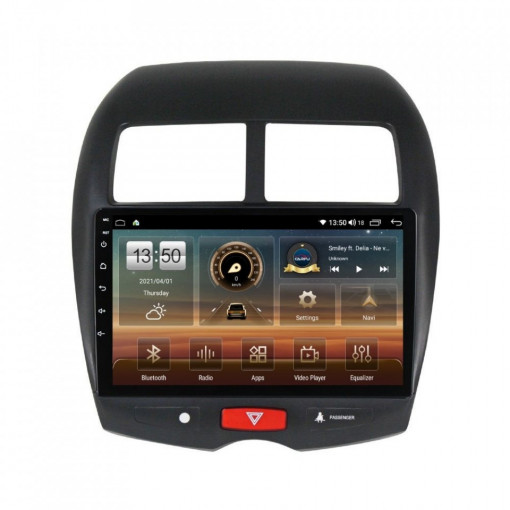Navigatie dedicata cu Android Citroen C4 Aircross 2012 - 2017, 4GB RAM, Radio GPS Dual Zone, Display HD IPS 10" Touchscreen, Internet Wi-Fi si slot SIM 4G, Bluetooth, MirrorLink, USB, Waze