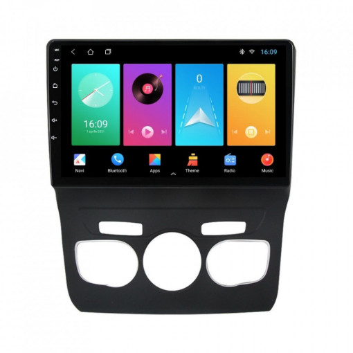 Navigatie dedicata cu Android Citroen C4 II 2009 - 2018, clima automata, 1GB RAM, Radio GPS Dual Zone, Display HD 10" Touchscreen, Internet Wi-Fi, Bluetooth, MirrorLink, USB, Waze