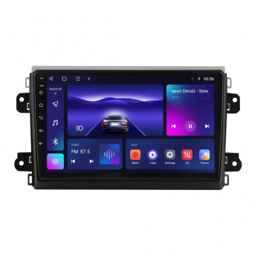 Navigatie dedicata cu Android Fiat Ducato dupa 2022, 3GB RAM, Radio GPS Dual Zone, Display HD QLED 9" Touchscreen, Internet Wi-Fi si slot SIM 4G, Bluetooth, MirrorLink, USB