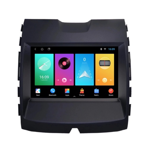 Navigatie dedicata cu Android Ford S-Max 2015 - 2023 cu navigatie originala, 1GB RAM, Radio GPS Dual Zone, Display HD IPS 9" Touchscreen, Internet Wi-Fi, Bluetooth, MirrorLink, USB