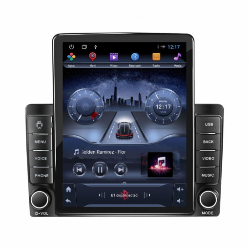 Navigatie dedicata cu Android Ford Transit dupa 2020, 2GB RAM, Radio GPS Dual Zone, Touchscreen IPS 9.7" HD tip Tesla, Internet Wi-Fi, Bluetooth, MirrorLink, USB
