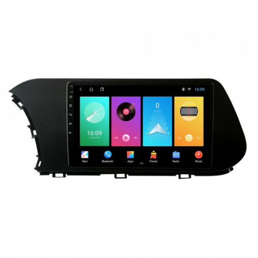Navigatie dedicata cu Android Hyundai i20 dupa 2020, 1GB RAM, Radio GPS Dual Zone, Display HD 10" Touchscreen, Internet Wi-Fi, Bluetooth, MirrorLink, USB, Waze
