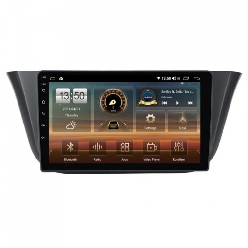 Navigatie dedicata cu Android Iveco Daily VI dupa 2014, 8GB RAM, Radio GPS Dual Zone, Display HD IPS 9" Touchscreen, Internet Wi-Fi si slot SIM 4G, Bluetooth, MirrorLink, USB, Waze