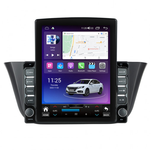 Navigatie dedicata cu Android Iveco Daily VI dupa 2014, 8GB RAM, Radio GPS Dual Zone, Touchscreen IPS 9.7" HD tip Tesla, Internet Wi-Fi si slot SIM 4G, Bluetooth, MirrorLink, USB, Waze