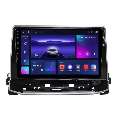 Navigatie dedicata cu Android Jeep Compass II dupa 2021, 3GB RAM, Radio GPS Dual Zone, Display HD QLED 10" Touchscreen, Internet Wi-Fi si slot SIM 4G, Bluetooth, MirrorLink, USB