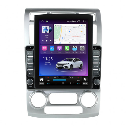 Navigatie dedicata cu Android KIA Sportage 2004 - 2010 fabricata in Coreea, 4GB RAM, Radio GPS Dual Zone, Touchscreen IPS 9.7" HD tip Tesla, Internet Wi-Fi si slot SIM 4G, Bluetooth, MirrorLink, USB, Waze