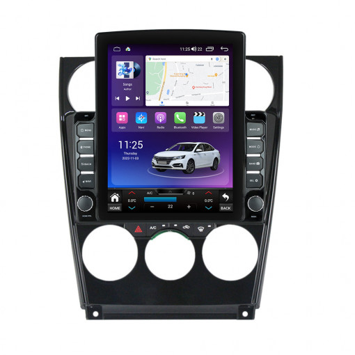 Navigatie dedicata cu Android Mazda 6 2002 - 2008, 4GB RAM, Radio GPS Dual Zone, Touchscreen IPS 9.7" HD tip Tesla, Internet Wi-Fi si slot SIM 4G, Bluetooth, MirrorLink, USB, Waze