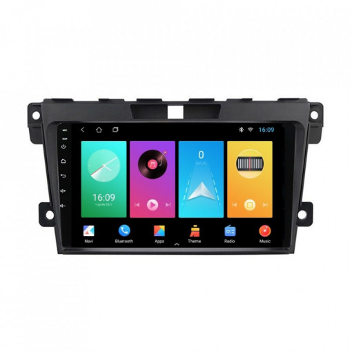 Navigatie dedicata cu Android Mazda CX-7 2006 - 2015, 2GB RAM, Radio GPS Dual Zone, Display HD 9" Touchscreen, Internet Wi-Fi, Bluetooth, MirrorLink, USB, Waze